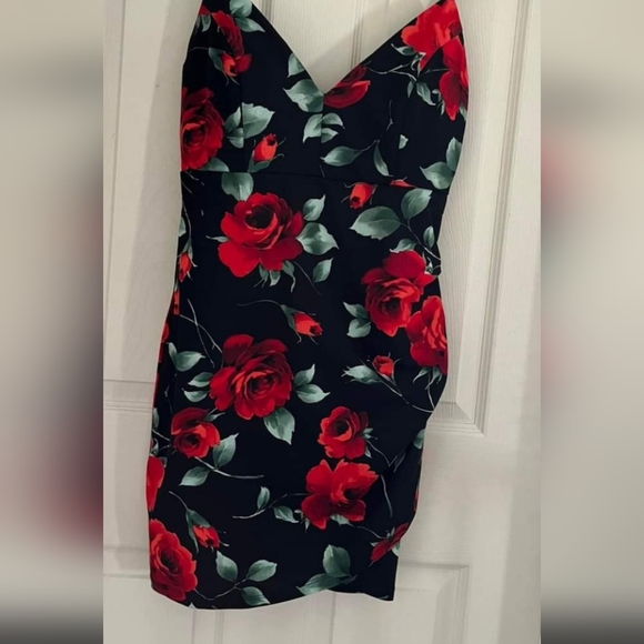 Floral Mind Code Minidress - Picture 7 of 8